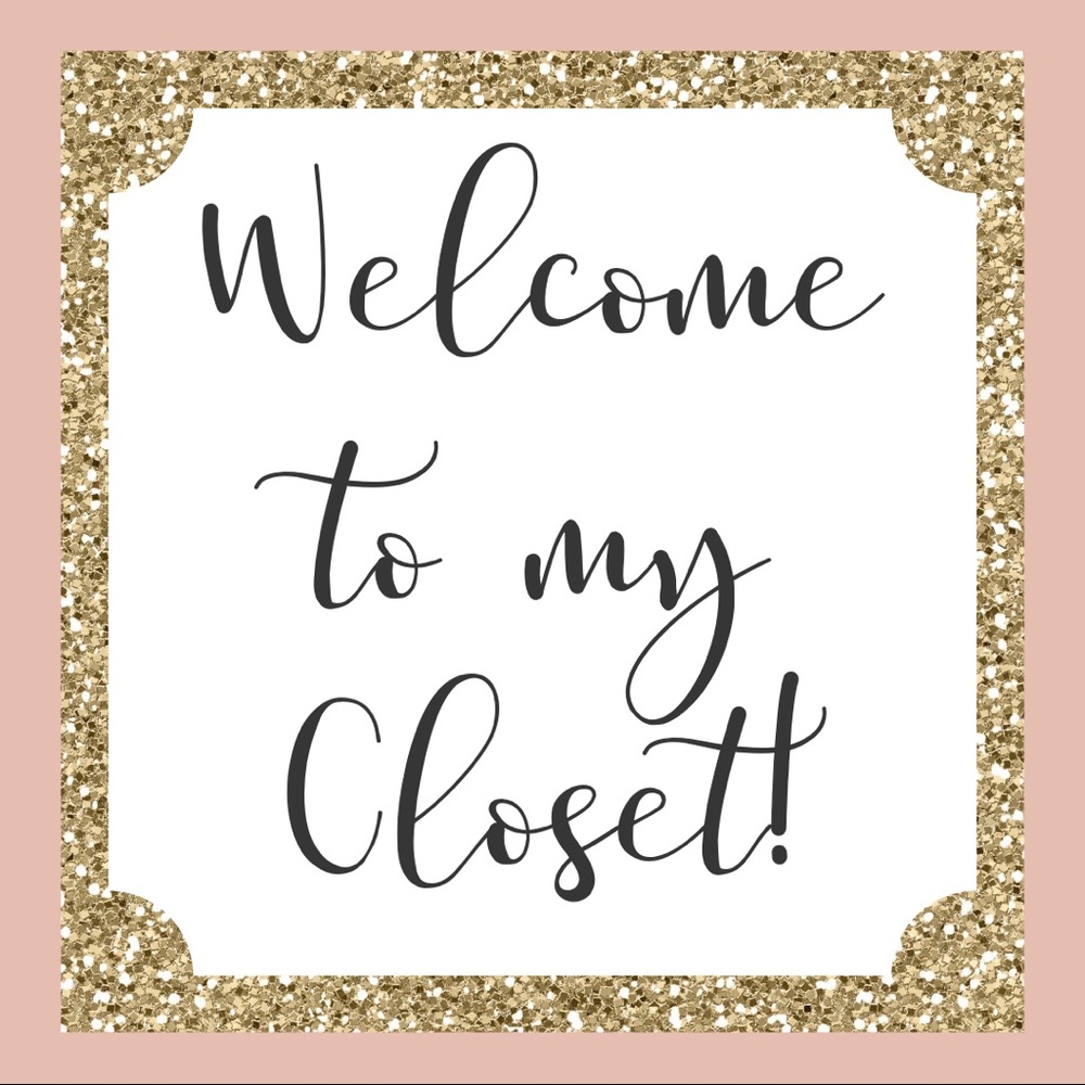 Welcome to my closet!